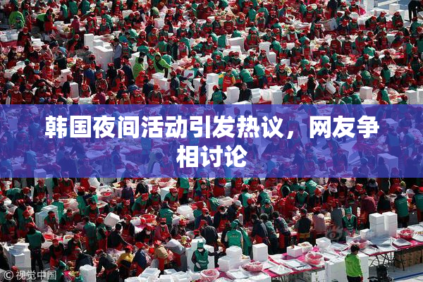 韩国夜间活动引发热议，网友争相讨论