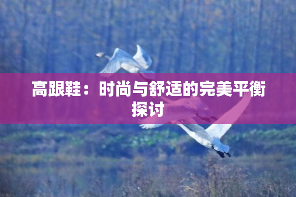 高跟鞋：时尚与舒适的完美平衡探讨