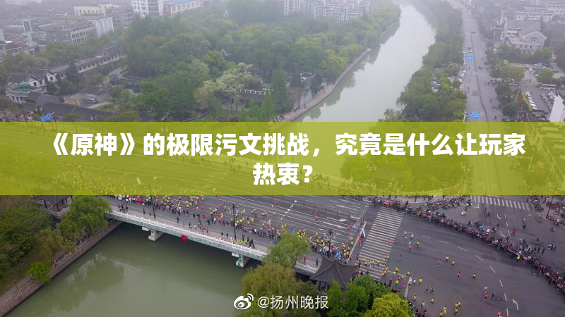 《原神》的极限污文挑战，究竟是什么让玩家热衷？