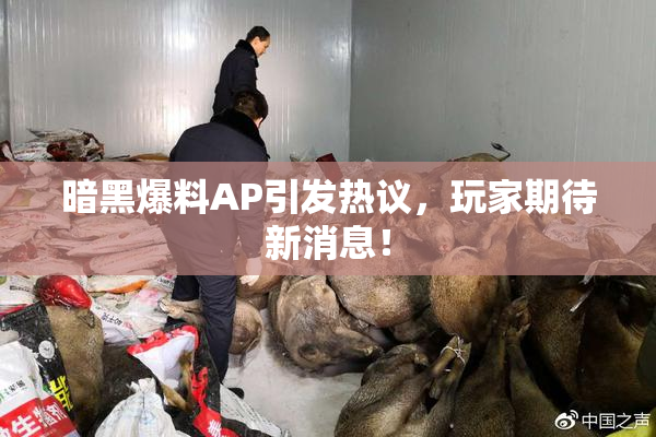 暗黑爆料AP引发热议，玩家期待新消息！