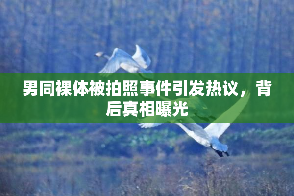 男同裸体被拍照事件引发热议，背后真相曝光