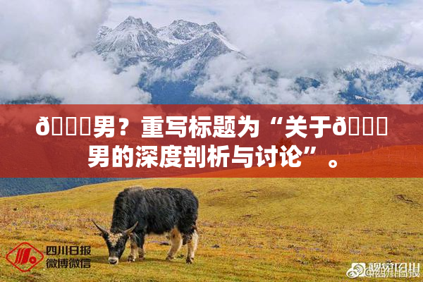 😚男？重写标题为“关于😚男的深度剖析与讨论”。