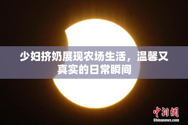 少妇挤奶展现农场生活，温馨又真实的日常瞬间