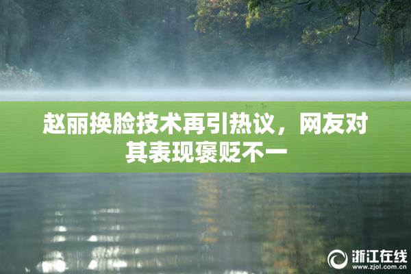 赵丽换脸技术再引热议，网友对其表现褒贬不一