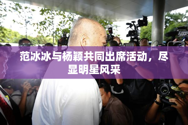 范冰冰与杨颖共同出席活动，尽显明星风采