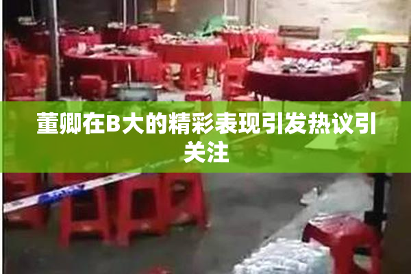 董卿在B大的精彩表现引发热议引关注
