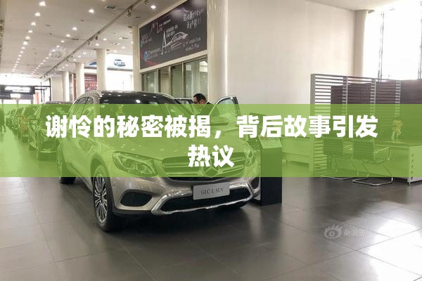 谢怜的秘密被揭，背后故事引发热议