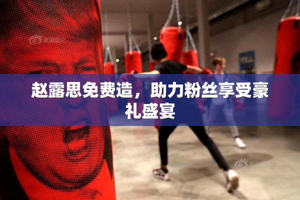 赵露思免费造，助力粉丝享受豪礼盛宴