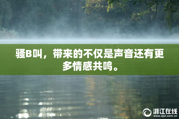 骚B叫，带来的不仅是声音还有更多情感共鸣。