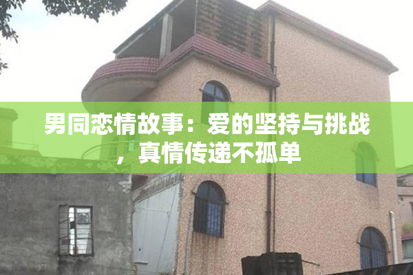 男同恋情故事：爱的坚持与挑战，真情传递不孤单