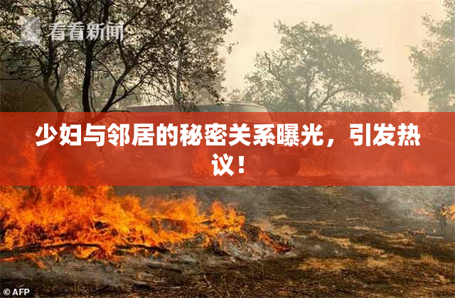 少妇与邻居的秘密关系曝光，引发热议！