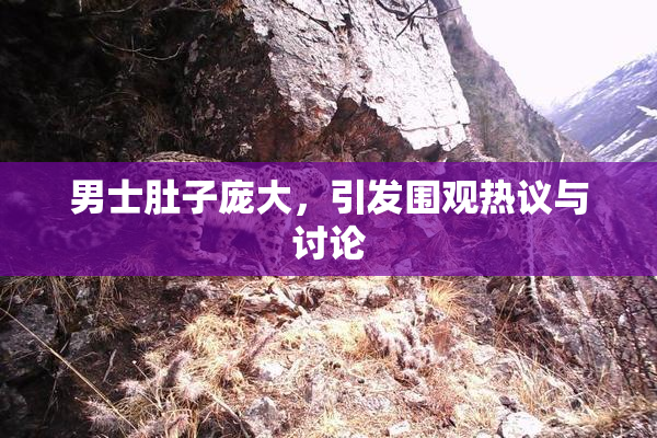 男士肚子庞大，引发围观热议与讨论