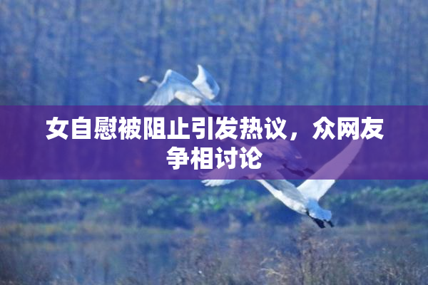 女自慰被阻止引发热议，众网友争相讨论
