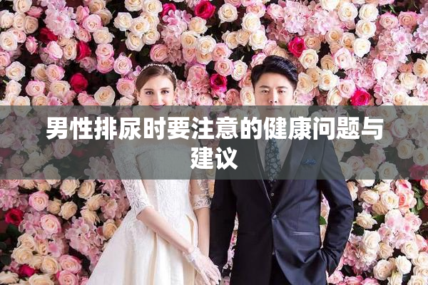 男性排尿时要注意的健康问题与建议