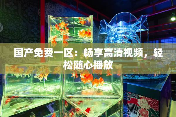 国产免费一区：畅享高清视频，轻松随心播放