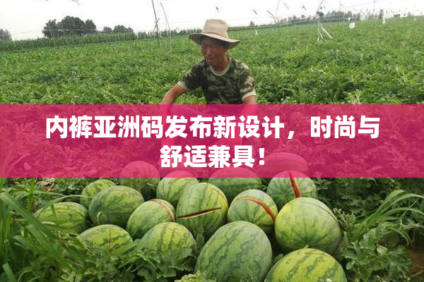 内裤亚洲码发布新设计，时尚与舒适兼具！