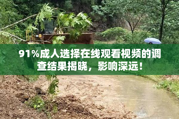 91%成人选择在线观看视频的调查结果揭晓，影响深远！