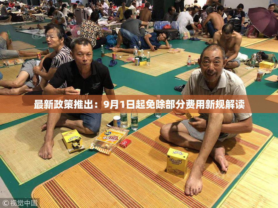 最新政策推出：9月1日起免除部分费用新规解读