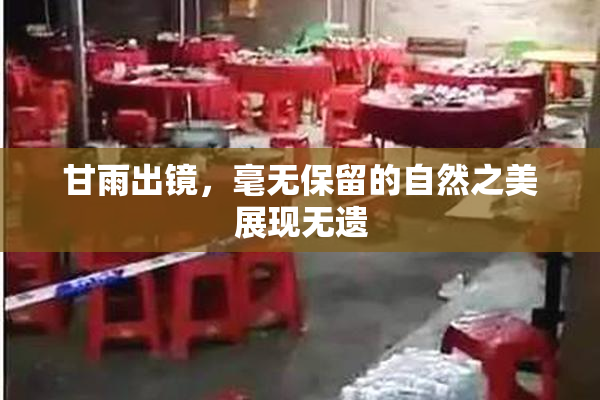 甘雨出镜，毫无保留的自然之美展现无遗