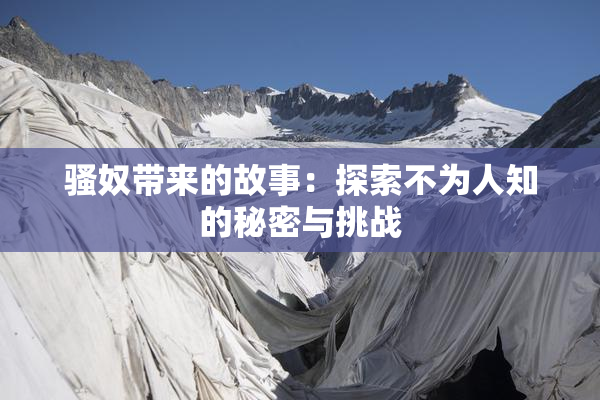 骚奴带来的故事：探索不为人知的秘密与挑战
