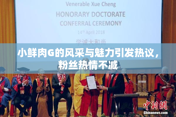 小鲜肉G的风采与魅力引发热议，粉丝热情不减