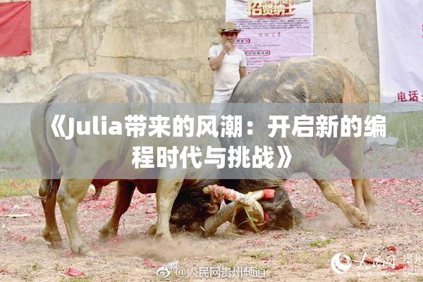 《Julia带来的风潮：开启新的编程时代与挑战》