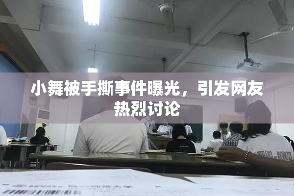 小舞被手撕事件曝光，引发网友热烈讨论