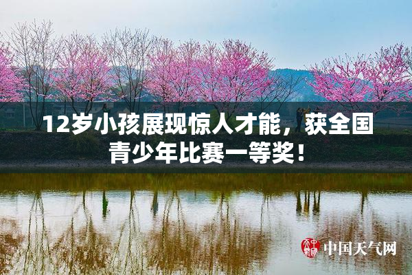 12岁小孩展现惊人才能，获全国青少年比赛一等奖！