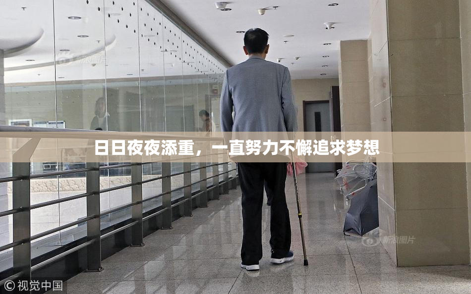 日日夜夜添重，一直努力不懈追求梦想