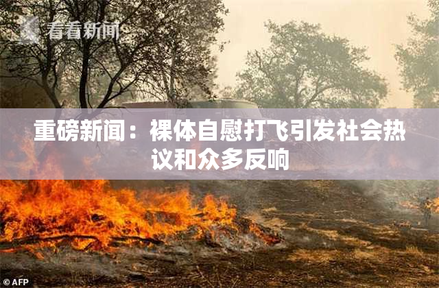 重磅新闻：裸体自慰打飞引发社会热议和众多反响