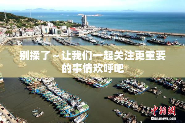 别揉了～让我们一起关注更重要的事情欢呼吧