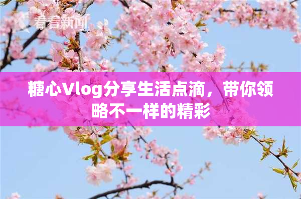 糖心Vlog分享生活点滴，带你领略不一样的精彩