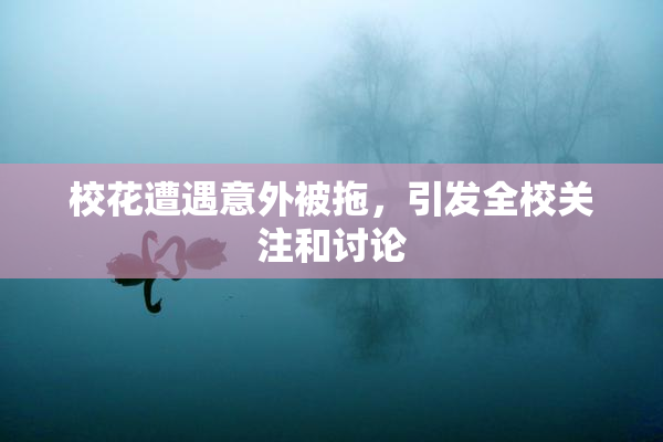 校花遭遇意外被拖，引发全校关注和讨论