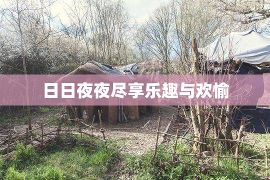 日日夜夜尽享乐趣与欢愉