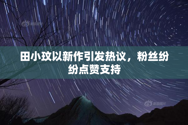 田小玟以新作引发热议，粉丝纷纷点赞支持