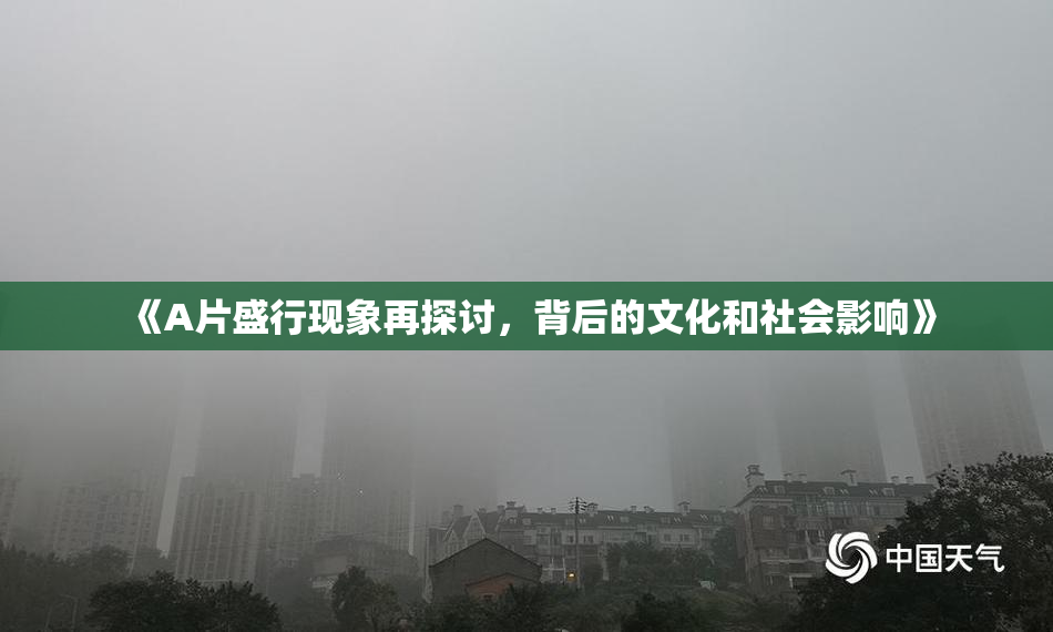 《A片盛行现象再探讨，背后的文化和社会影响》