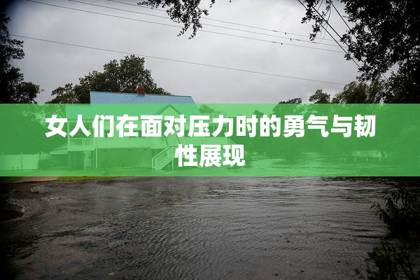 女人们在面对压力时的勇气与韧性展现