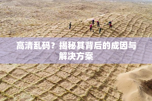 高清乱码？揭秘其背后的成因与解决方案