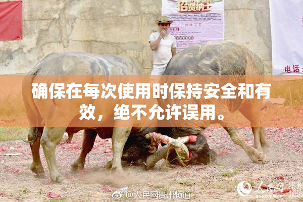 确保在每次使用时保持安全和有效，绝不允许误用。