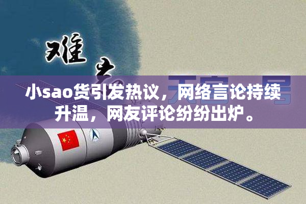 小sao货引发热议，网络言论持续升温，网友评论纷纷出炉。