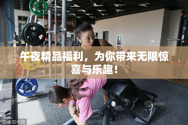 午夜精品福利，为你带来无限惊喜与乐趣！