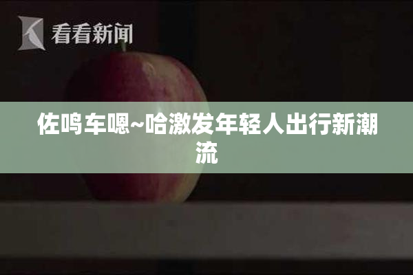 佐鸣车嗯~哈激发年轻人出行新潮流