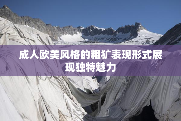 成人欧美风格的粗犷表现形式展现独特魅力