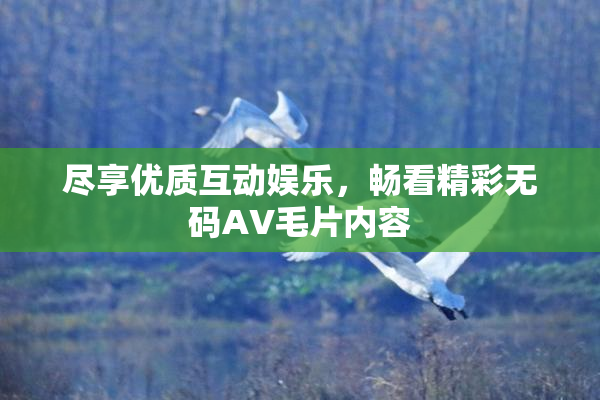 尽享优质互动娱乐，畅看精彩无码AV毛片内容