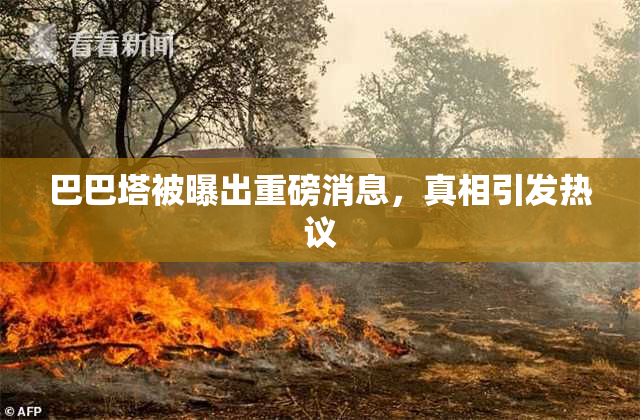 巴巴塔被曝出重磅消息，真相引发热议
