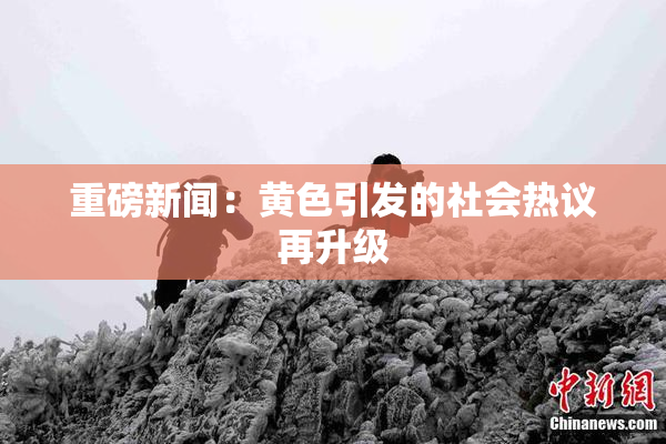 重磅新闻：黄色引发的社会热议再升级
