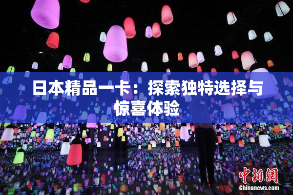 日本精品一卡：探索独特选择与惊喜体验