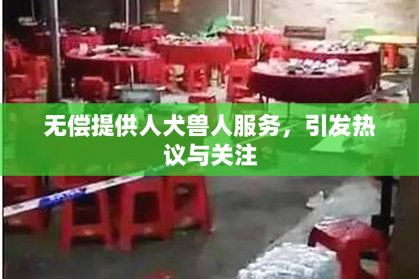 无偿提供人犬兽人服务，引发热议与关注