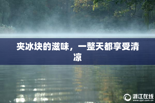 夹冰块的滋味，一整天都享受清凉