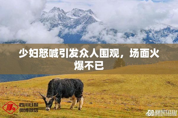 少妇怒喊引发众人围观，场面火爆不已